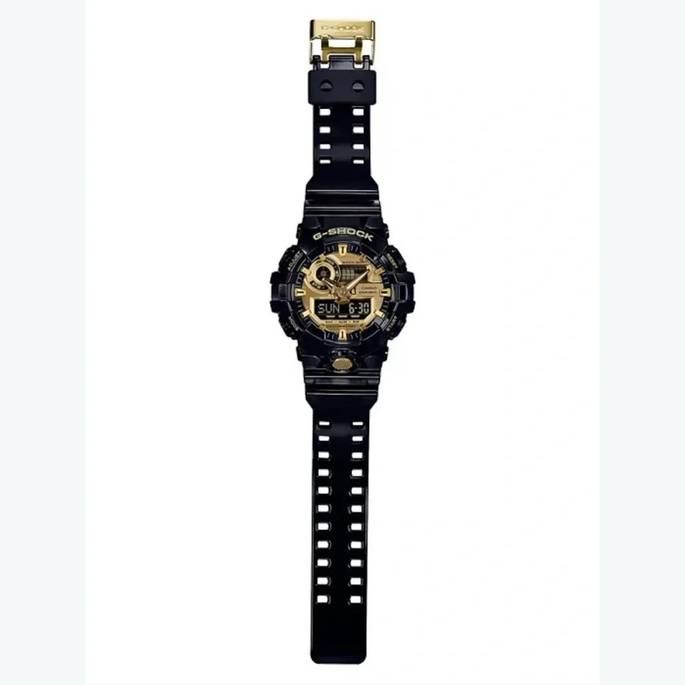 Casio G-Shock GA710GB-1A Analog/Digital Watch (Black/Gold) - Picture 6 of 6